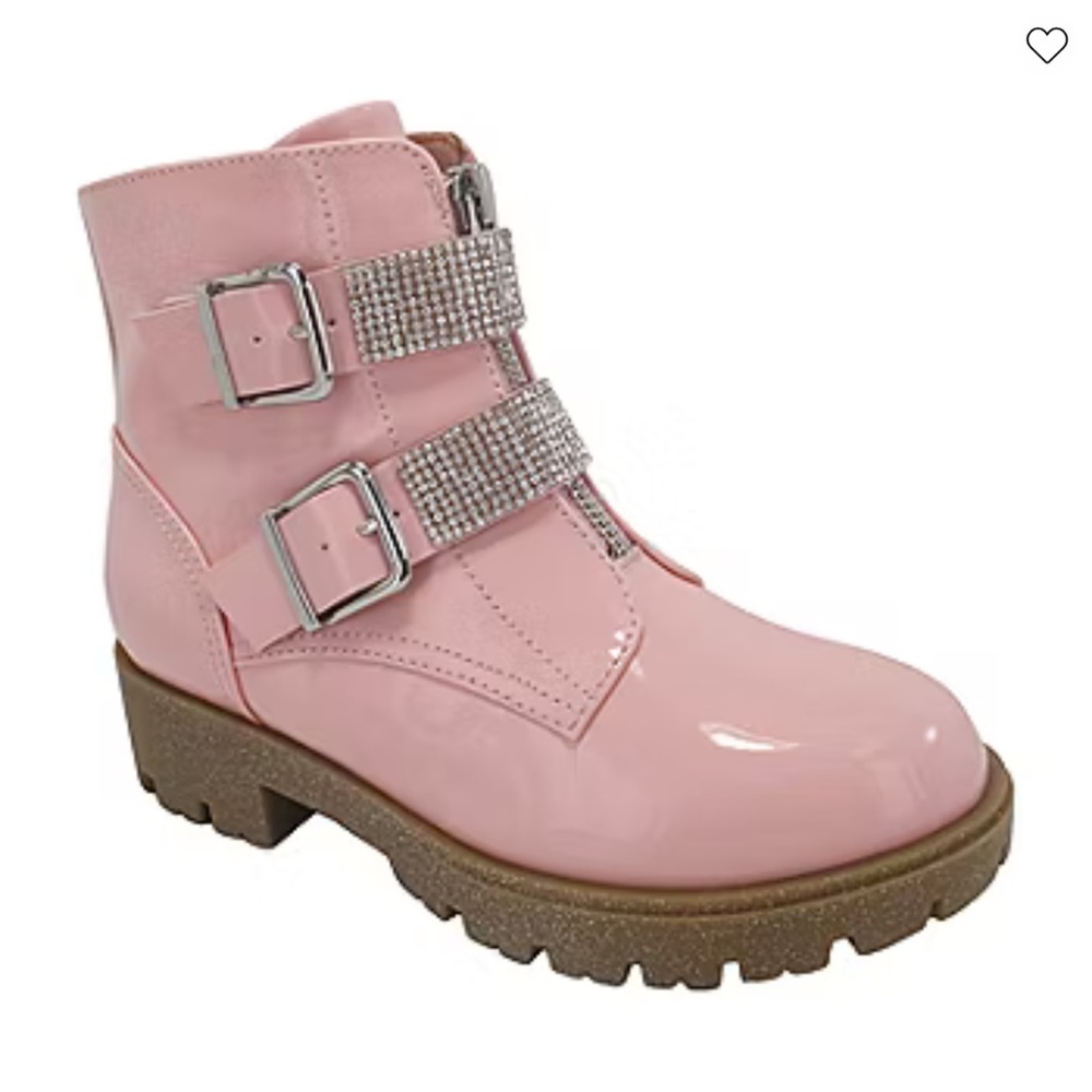 Pop Big  Kid Girls Kenneth Flat Heel Booties Size 4M